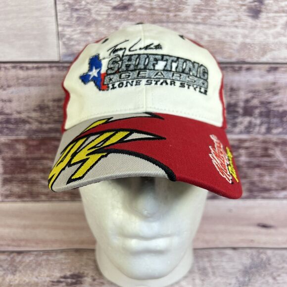 RARE Terry Labonte 44 Kelloggs Racing Hat Snapback Cap Lone Star Shark Tooth VG - Picture 4 of 15